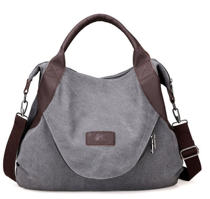 Handtaschen Damen Minimalistische Retro Schulter-Crossbody-Tasche Vintage Canvas