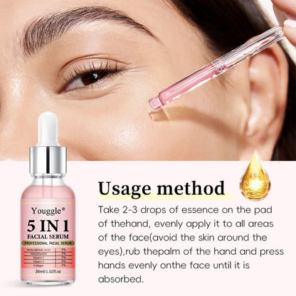 OEM/ODM Private Label 5-in-1 Gesichtsserum – Komplettlösung für eine strahlende Haut 
