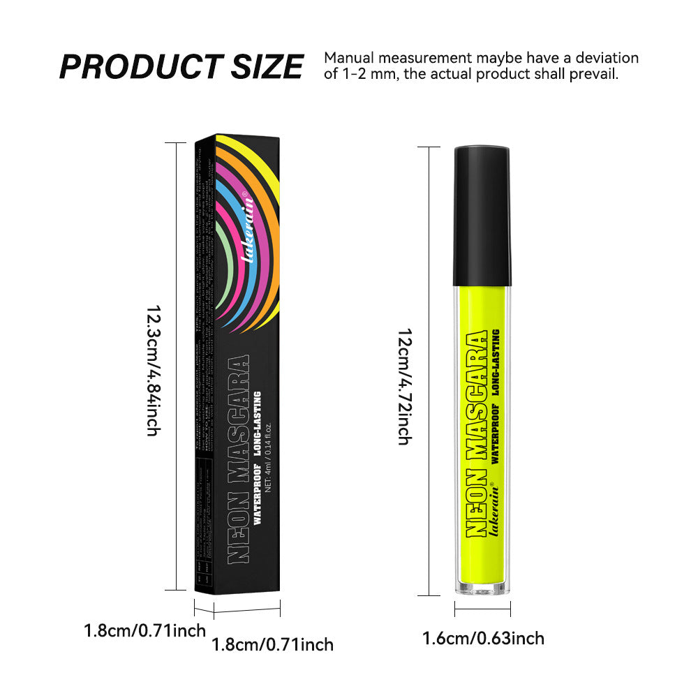 Langanhaltende, wasserfeste und wischfeste Mascara