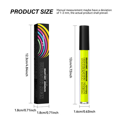 Langanhaltende, wasserfeste und wischfeste Mascara