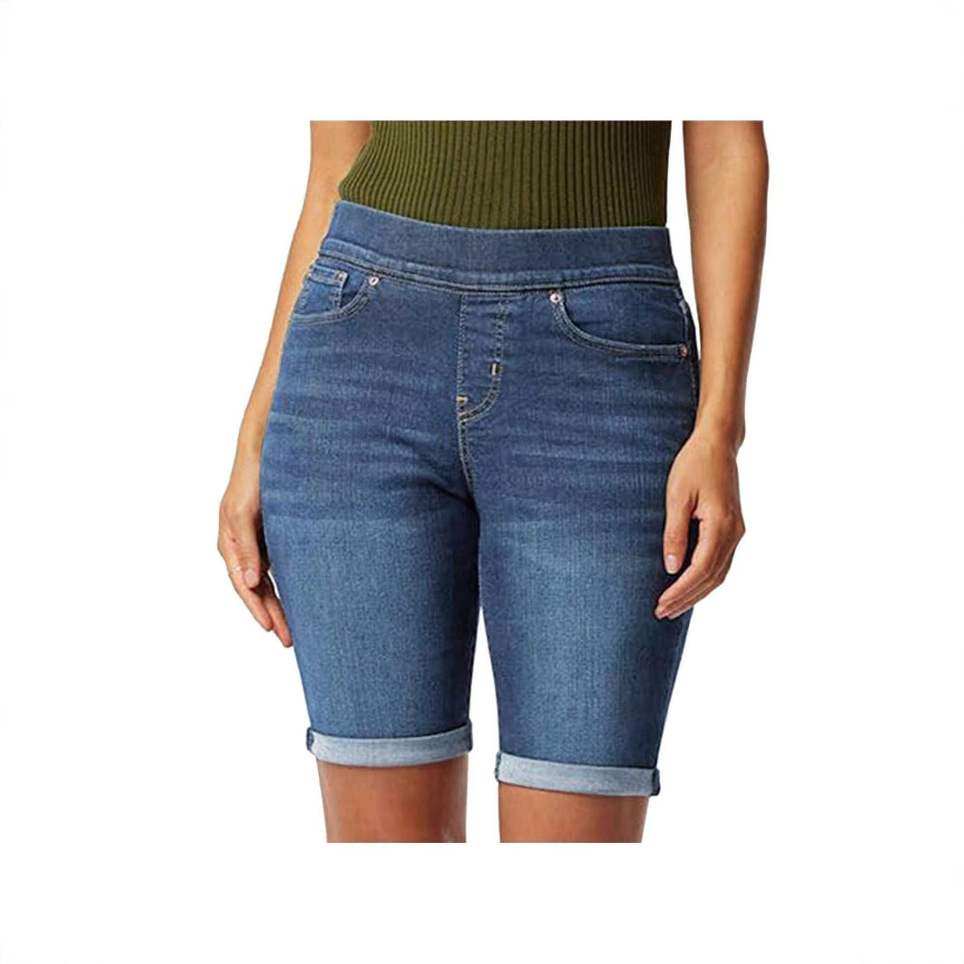 Damen-Jeans mit Stickerei, lässig, schmal geschnitten, komplett kombinierbar