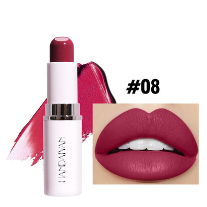 Feuchtigkeitsspendender 8-Farben-Sandwich-Lippenstift