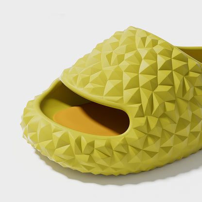 Durian-Hausschuhe, einzigartiges Design, Peeptoe-Hausschuhe, süße Badezimmerpantoffeln