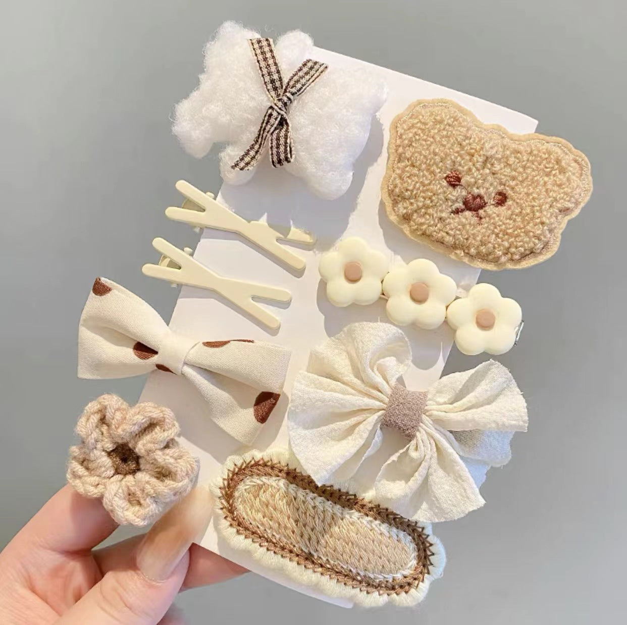 Haarspange für Kinder, Haarspange mit Schleife, Kopfbedeckung