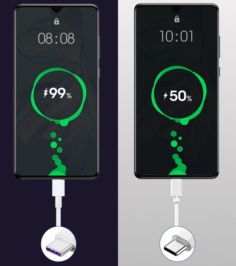 Superschnelles USB-Ladekabel mit einem Stecker für Mobiltelefone