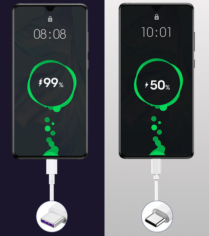 Superschnelles USB-Ladekabel mit einem Stecker für Mobiltelefone