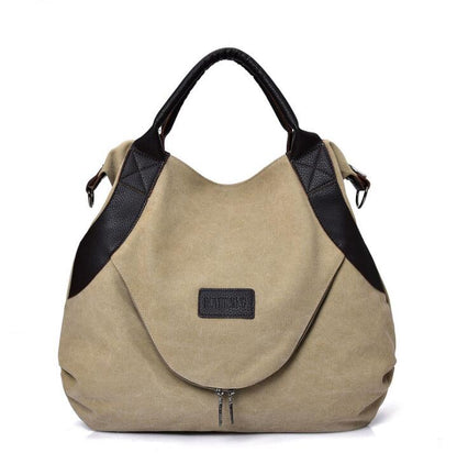 Handtaschen Damen Minimalistische Retro Schulter-Crossbody-Tasche Vintage Canvas