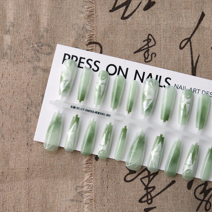 Neue chinesische Schmetterlings-Nagelkunst mit plattierter Kristallversiegelungsschicht