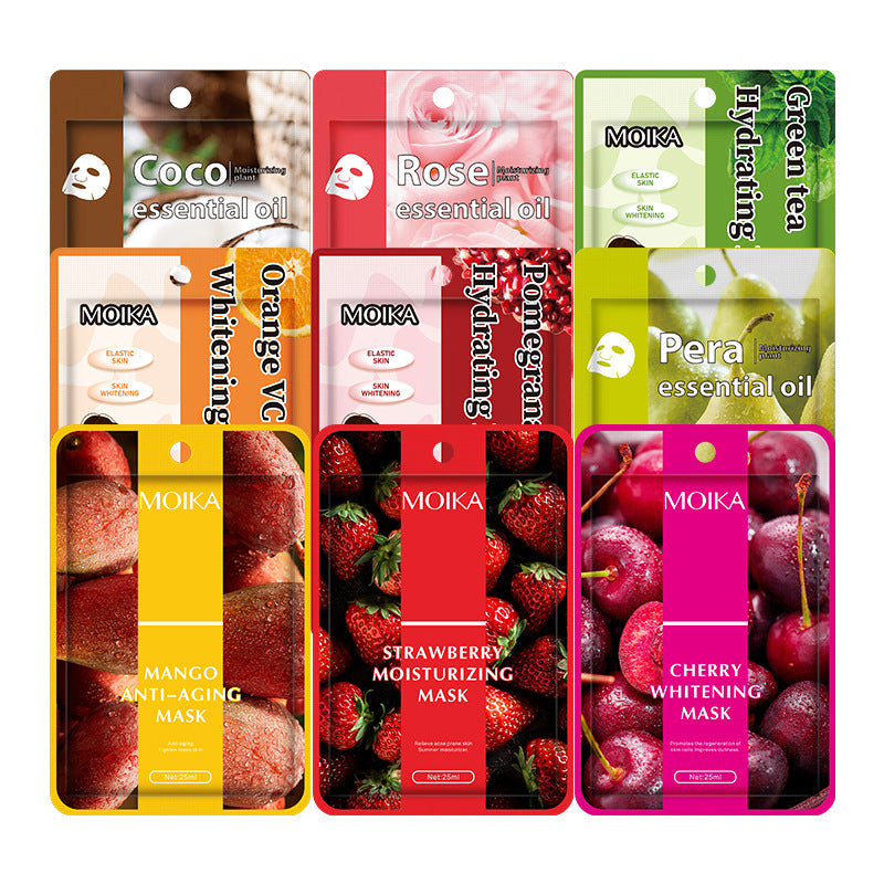 Feuchtigkeitsspendende Gesichtsmaske für Frauen mit pflanzlichen Inhaltsstoffen