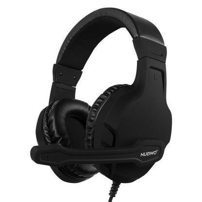 Gaming-Headset für PS4, PC und Stereo, kabelgebunden mit Mikrofon und Fernbedienung, für Computer und Fernseher, mit Bassreflexöffnung