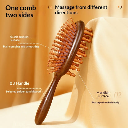 Multi-functional 28-tooth Double-sided Air-cushioned Comb