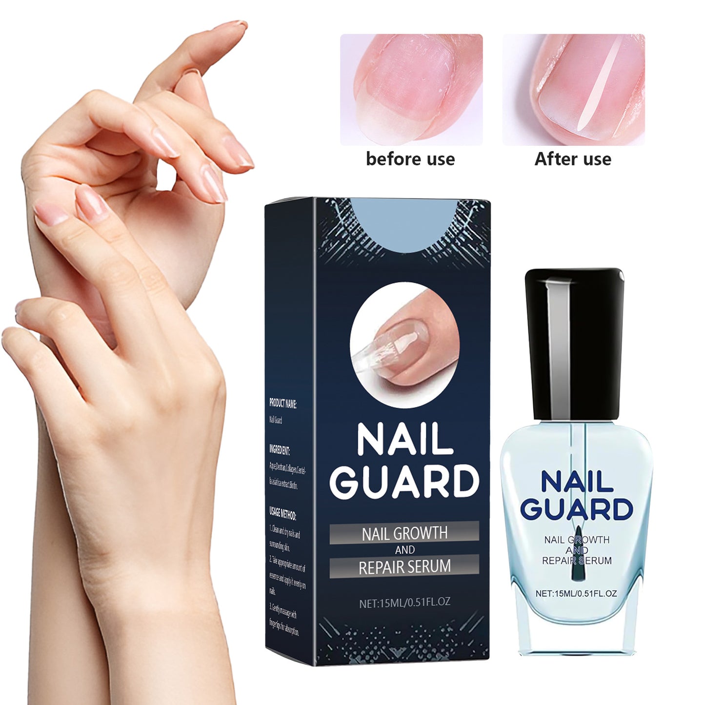 Maniküre-Reparatur-Nährlösung für Hände und Füße – Feuchtigkeitsspendend und sanft