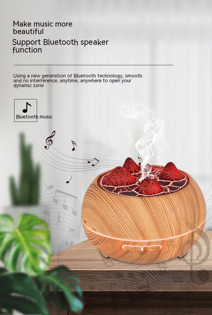Atmosphere Flame Mountain Wood Grain Humidifier