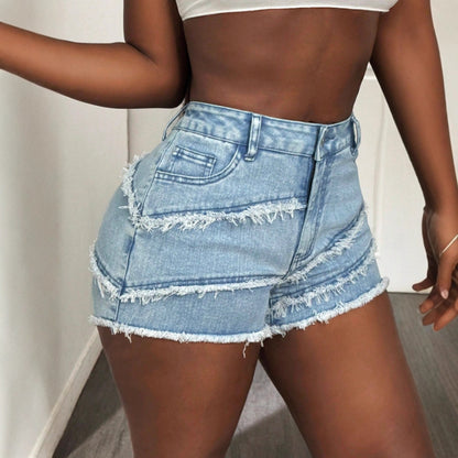 Sexy Casual Denim Shorts für Damen in Europa und Amerika