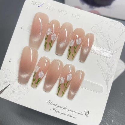 Luxus-Kunstnägel zum Aufkleben für Damen