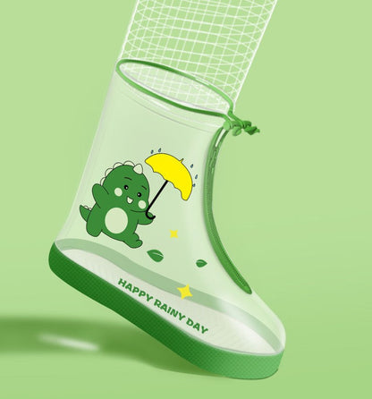 Waterproof Non-slip Thickening And Wear-resistant Student Rain Shoes