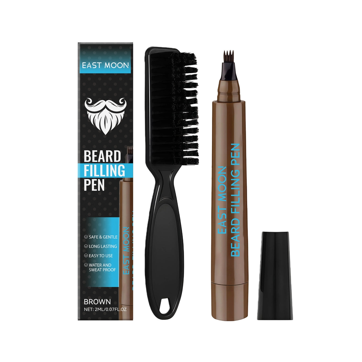 Bart- und Augenbrauenstift-Set