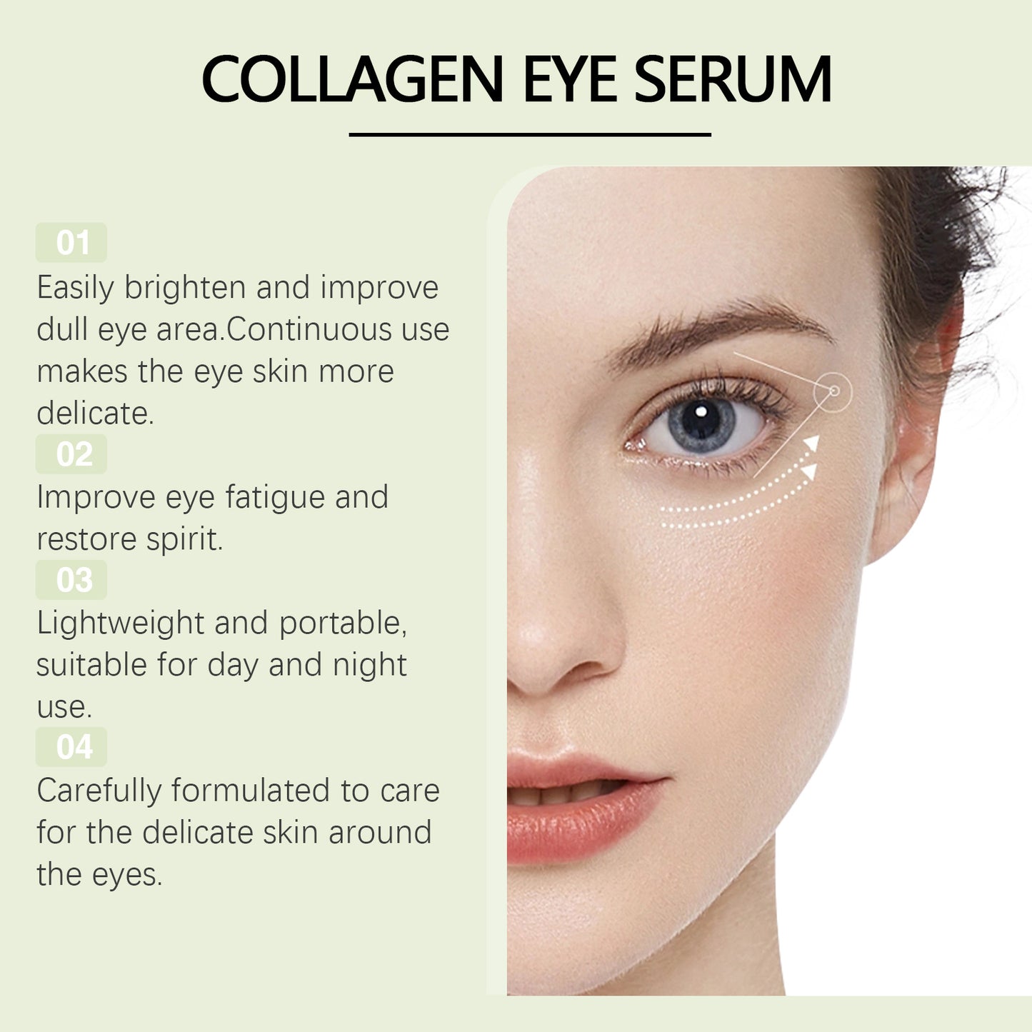 Collagen-Augencreme, reparierend, feuchtigkeitsspendend und straffend, Ball Essence