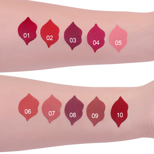 CmaaDu 10-Farben-Matt-Lippenstift