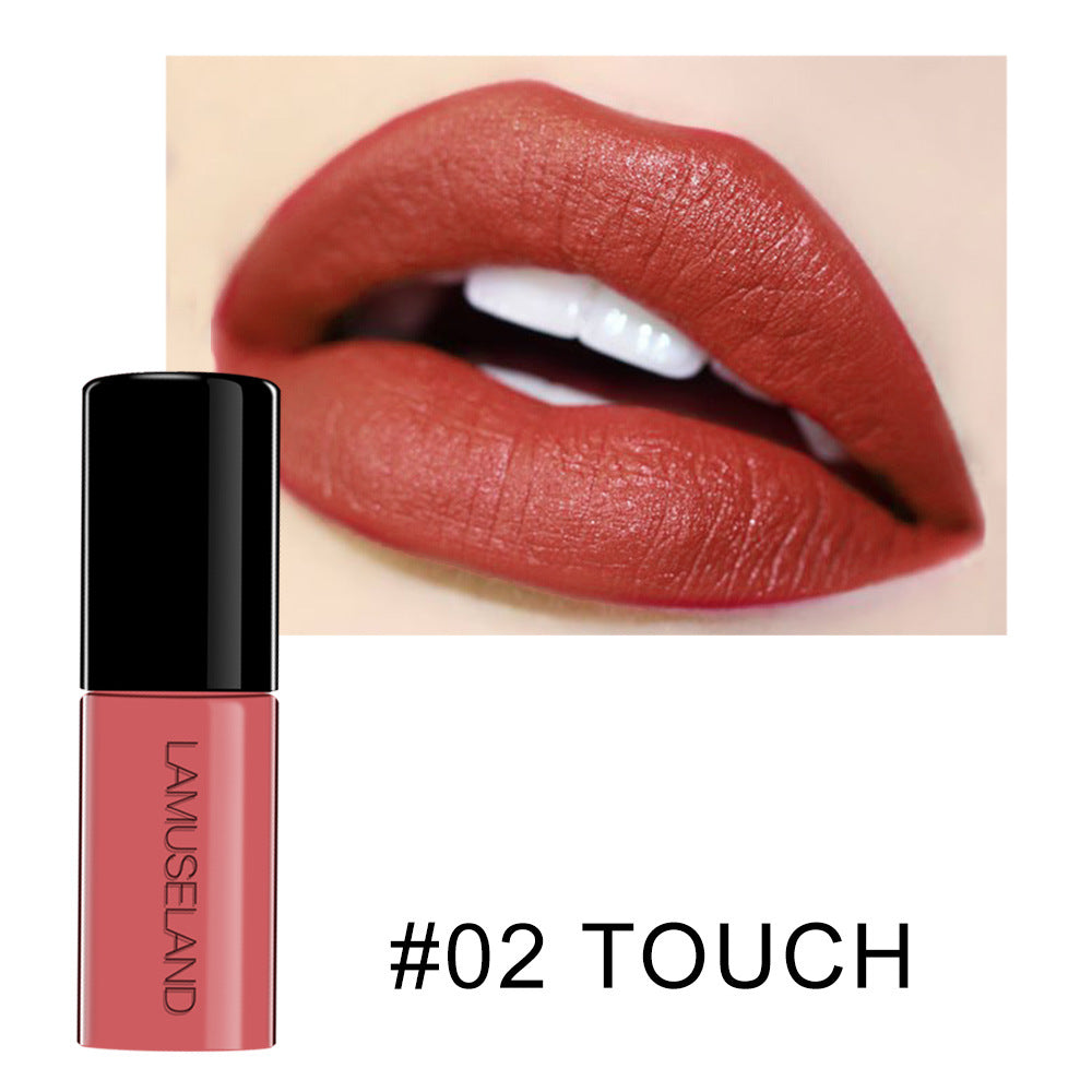 12 Farben, haltbar, wasserfest, antihaftbeschichtet, Lippenstiftprobe, matt, Lip Glaze