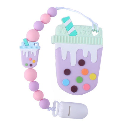 Babyzubehör Zahngel Schnullerkette Set
