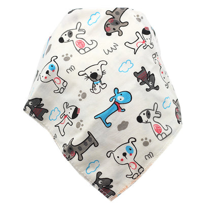 Baby-Lätzchen, wasserdicht, dreieckig, aus Baumwolle, mit Cartoon-Motiv, Baby-Bandana-Lätzchen, Sabberlätzchen für Neugeborene, saugfähiges Tuch