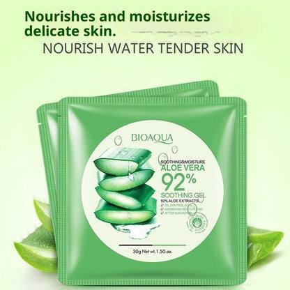 Feuchtigkeitsspendende Aloe-Vera-Gel-Gesichtsmaske