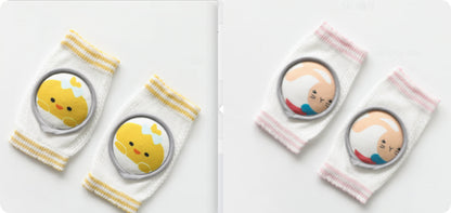 Baby-Knieschoner, Cartoon-Zubehör, Puppen-Ellbogenschoner, Baby-Lernset