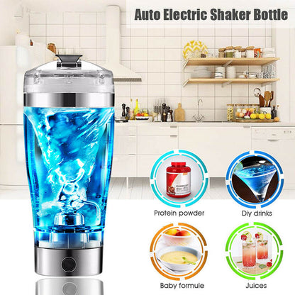 Elektrischer Protein-Shaker mit USB-Anschluss, Milch- und Kaffeemixer, Wasserkocher, Sport- und Fitness-Ladegerät