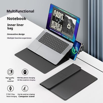Geeignet für das 3-in-1-Wireless-Ladegerät und die multifunktionale Laptoptasche