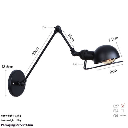 LED-Wandleuchte mit langem Arm, ideal für Arbeits- und Schlafzimmer, neben dem Bett