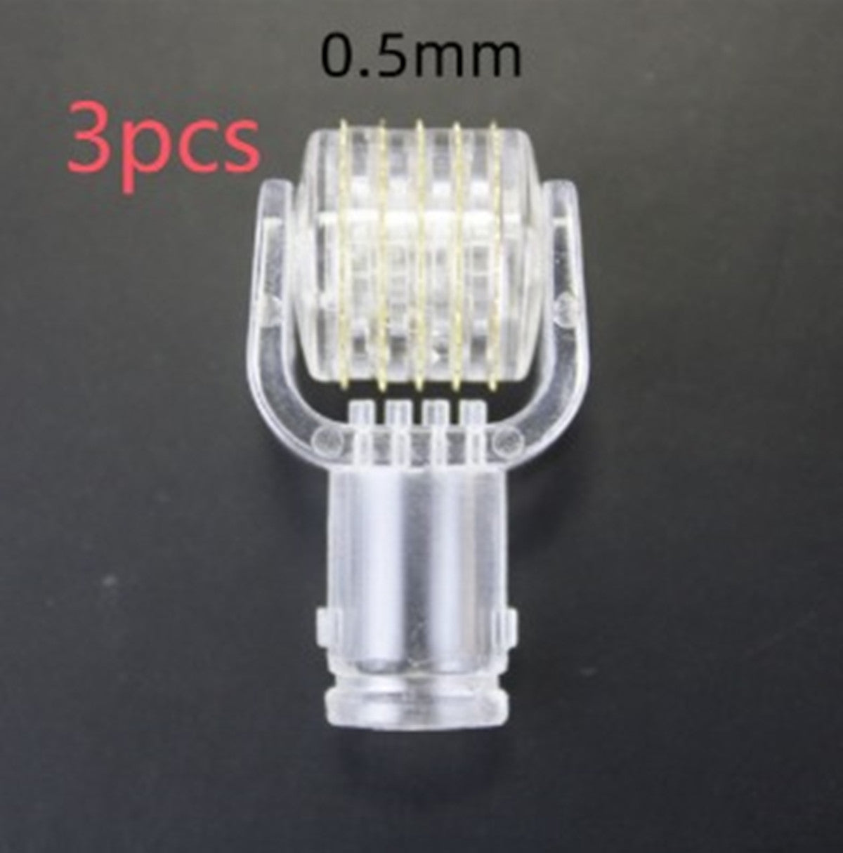 3-in-1-Lippenpflege-Roller, Nadelroller, Lippenroller, Bartwuchs-Roller, Barthaarwuchs-Roller, Bartbehandlungs- und Serum-Applikator