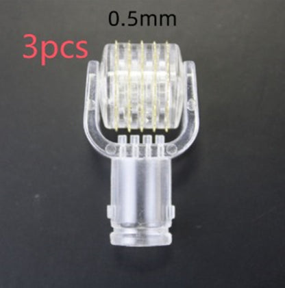 3-in-1-Lippenpflege-Roller, Nadelroller, Lippenroller, Bartwuchs-Roller, Barthaarwuchs-Roller, Bartbehandlungs- und Serum-Applikator