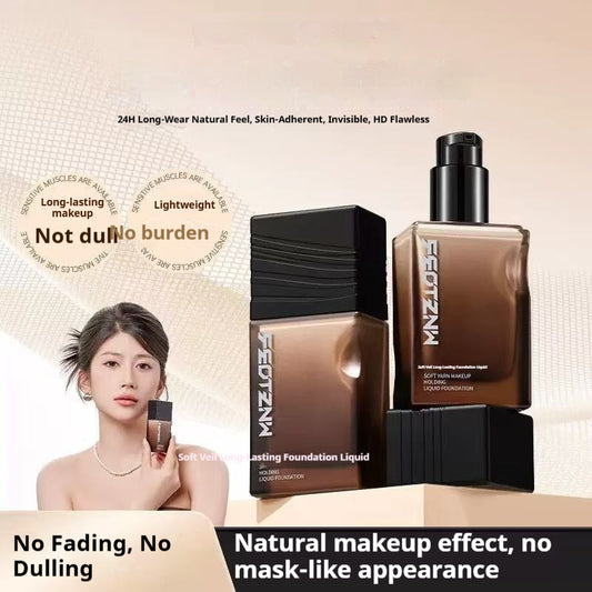 Sanft-matte, langanhaltende Foundation mit hervorragender Deckkraft, die den ganzen Tag hält.