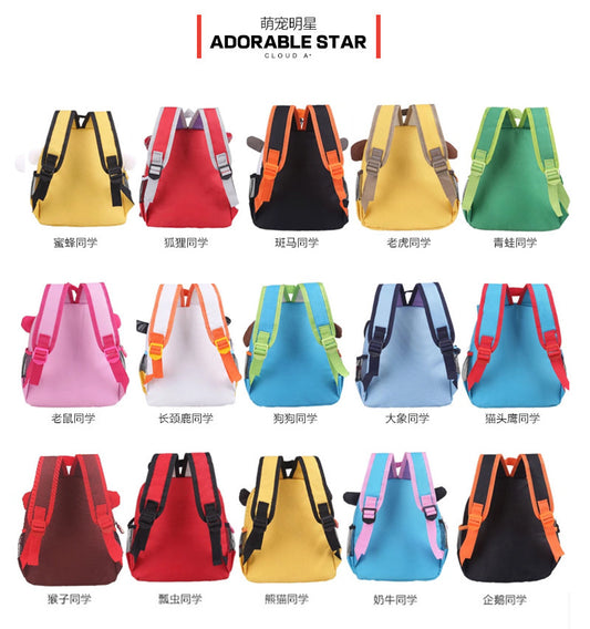 Schulranzen für Kinder, Kindergartenkinder, Jungen und Mädchen, niedlicher Schulterrucksack, personalisiertes Logo, Geschenktasche 