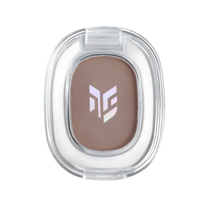 Matt-Lidschatten mit geringer Farbsättigung und einheitlicher Farbe