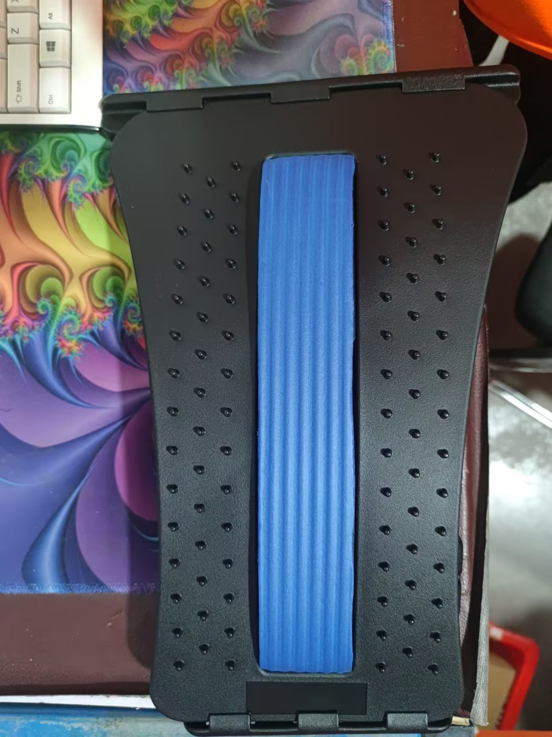 Rückenstrecker, verstellbar, Rückenknacker, Massagegerät für Taille, Nacken, Fitness, Lendenwirbelsäule und Halswirbelsäule, Schmerzlinderung