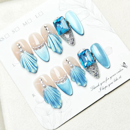 Luxus-Kunstnägel zum Aufkleben für Damen