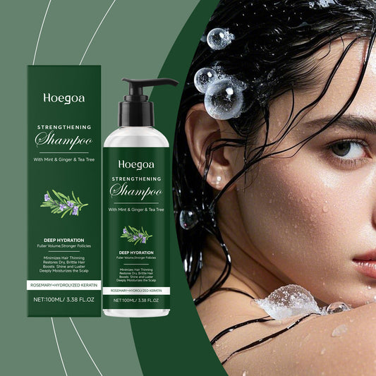 Rosemary Care Sanftes Shampoo zur Reinigung und Pflege der Kopfhaut für natürliches und flauschiges Haar