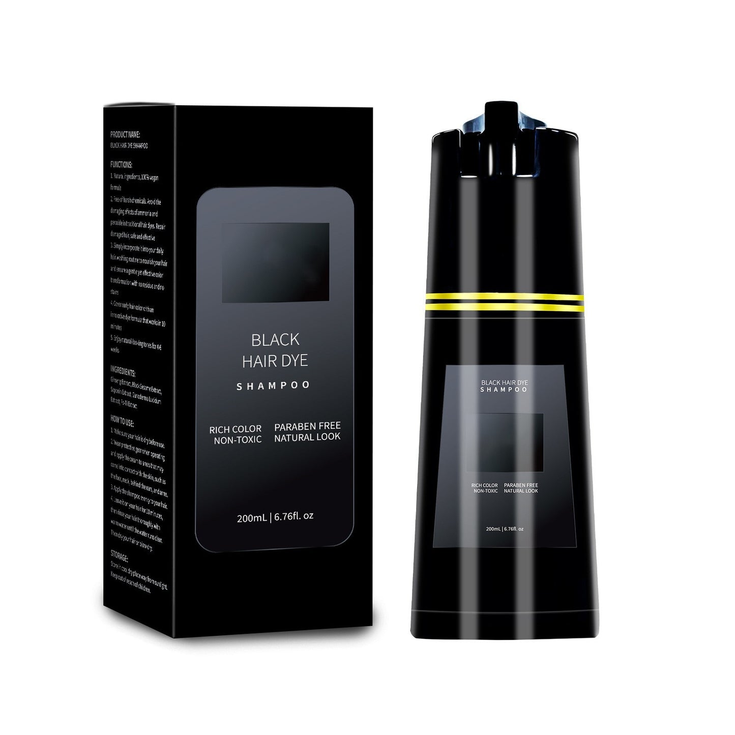 Schnell färbendes Öl-Haarpflege-Shampoo für flauschige Haare