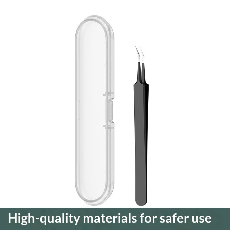 Black Beauty Salon Ultra Fine Tweezers Face Cell Clipper