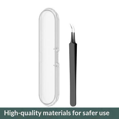 Black Beauty Salon Ultra Fine Tweezers Face Cell Clipper