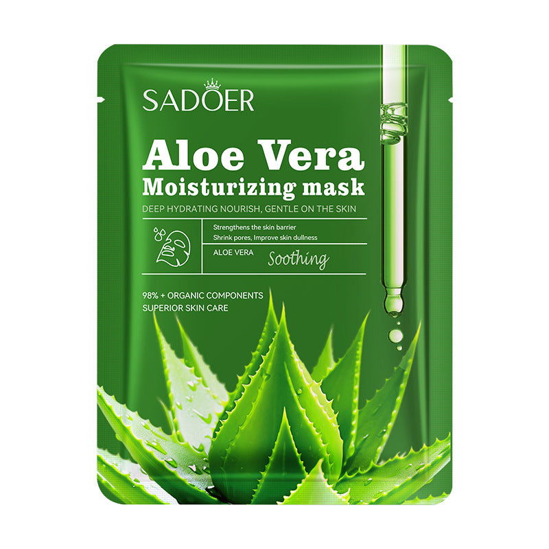 Aloe Vera Beruhigende Feuchtigkeitsspendende Gesichtsmaske für Frauen