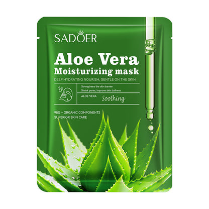 Aloe Vera Beruhigende Feuchtigkeitsspendende Gesichtsmaske für Frauen