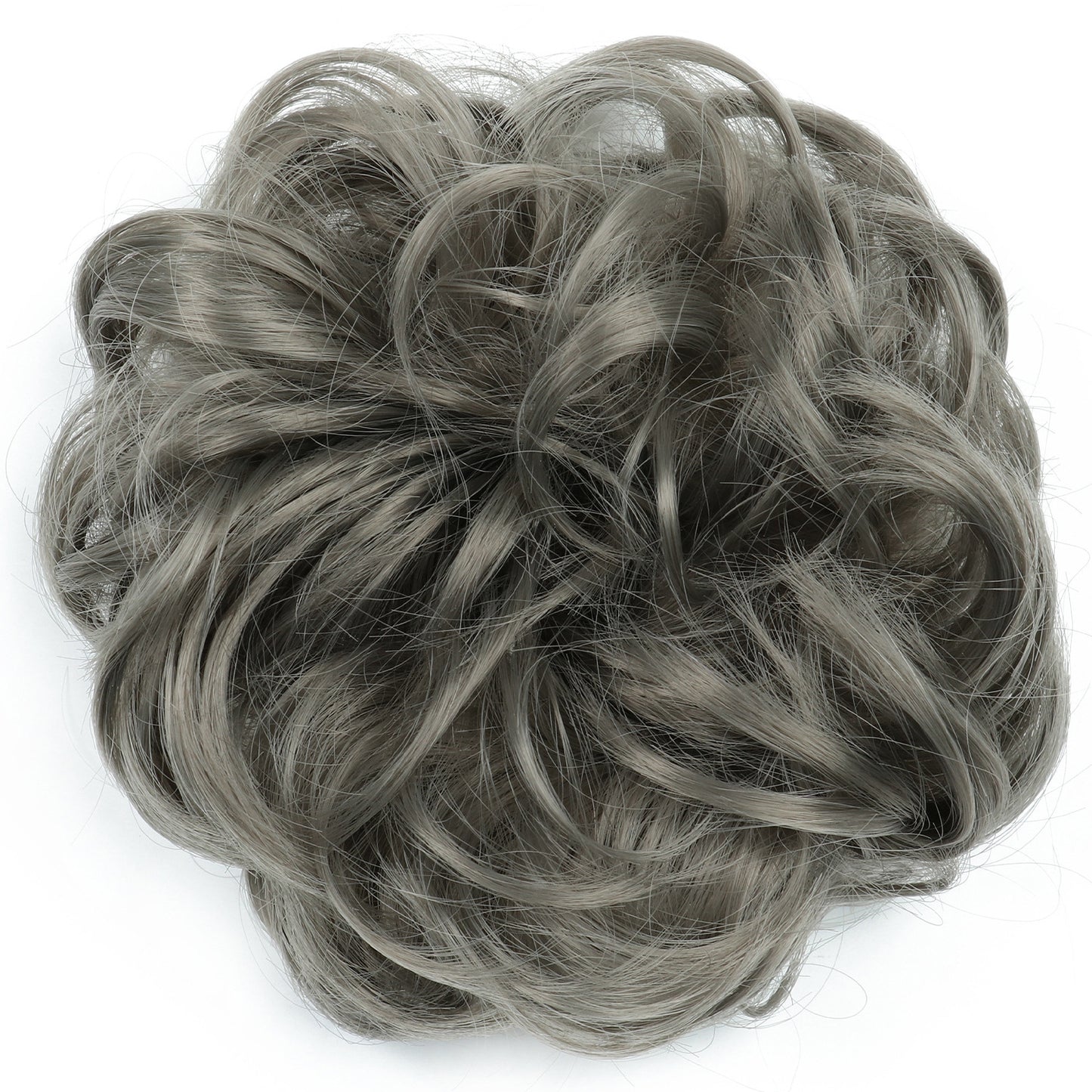 Fluffy Natural Hair Bag Long Beard Bun Artificial Hair Bun