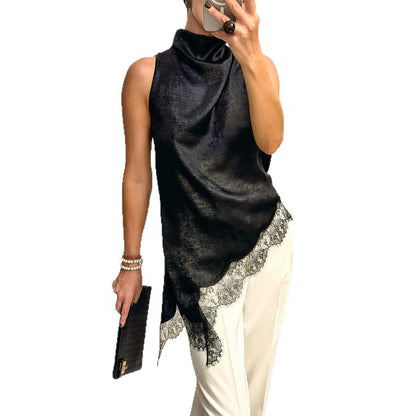 Stylish And Minimalist Sleeveless Womens Top