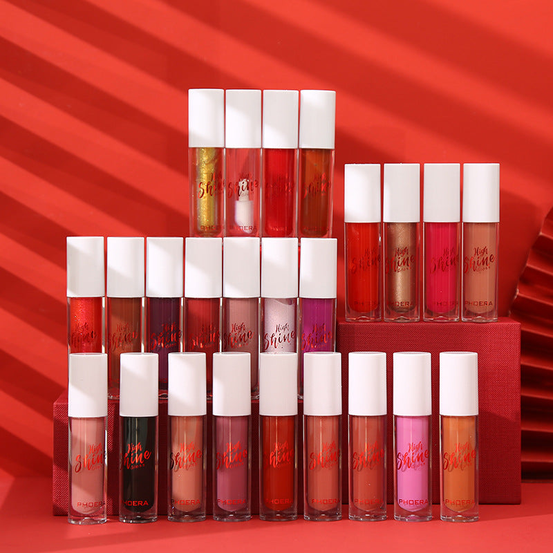 Fester Jelly-Lippenstift, Kristall-Lippenbalsam, Wasserwellen-Spiegel-Lipgloss, lang anhaltender, feuchtigkeitsspendender Lippenglanz, Lippenpflege-Make-up