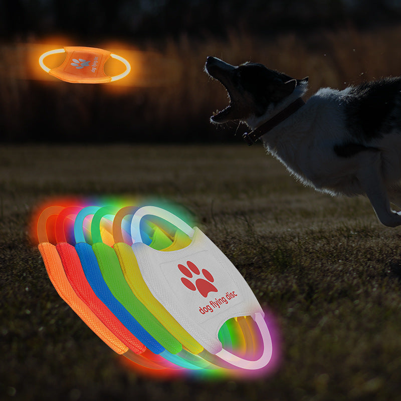 Leuchtende LED-Frisbees für Hunde – Interaktives Trainingsspielzeug – Hundespielzeug – Haustierzubehör – Haustierprodukte