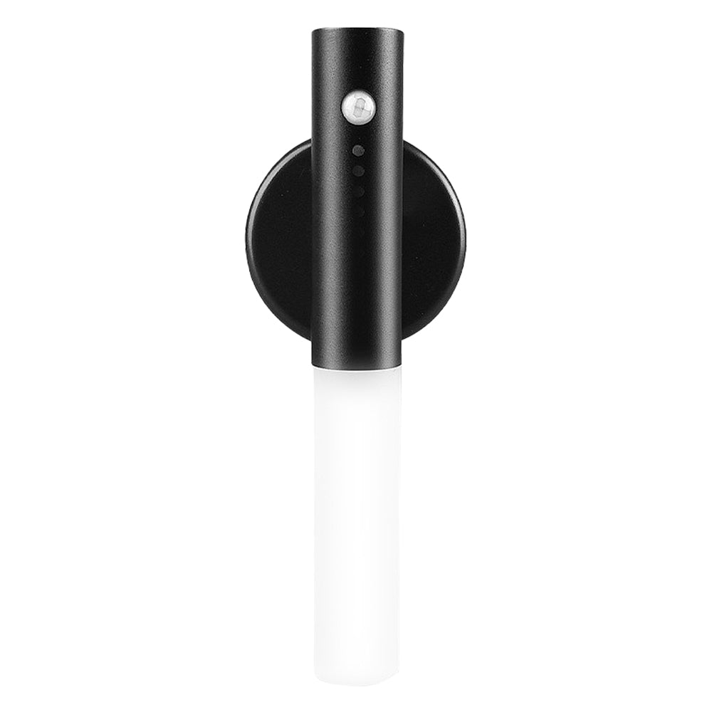 Automatische LED-USB-Magnet-Holz-Nachtleuchte, kabellos, für Flure, Veranda, Veranda, Wand- und Schrankbeleuchtung mit PIR-Bewegungsmelder