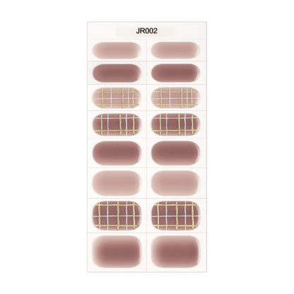 Halbgehärtete UV- und wasserfeste Gel-Aufkleber